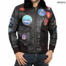 Top Gun Tom Cruise Leather Jacket