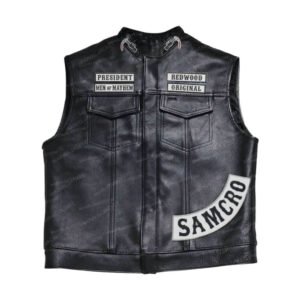 Jax Teller Sons of Anarchy Leather Vest