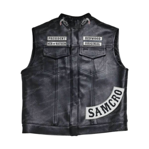Jax Teller Sons of Anarchy Leather Vest