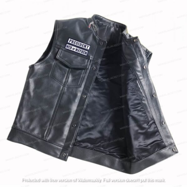 Jax Teller Sons of Anarchy Leather Vest - Image 3